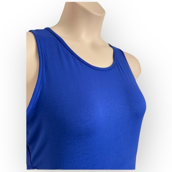 NWT See You Monday Cut-Out Midi Dress Women’s XL Blue Sleeveless A-Line 734 - Picture 13 of 16